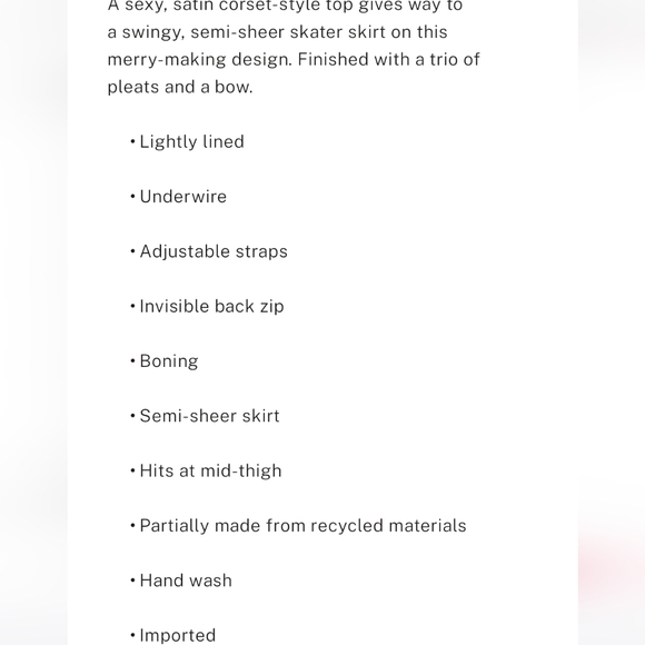 Victoria's Secret Bow Top Bustier Slip Dress - Picture 9 of 13